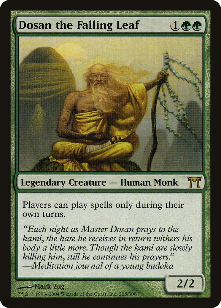 Dosan la feuille tombante — Champions of Kamigawa — Magic: The Gathering