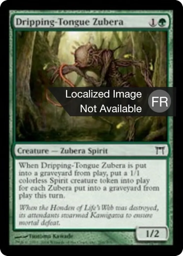 Zubera à la langue baveuse — Champions of Kamigawa — Magic: The Gathering