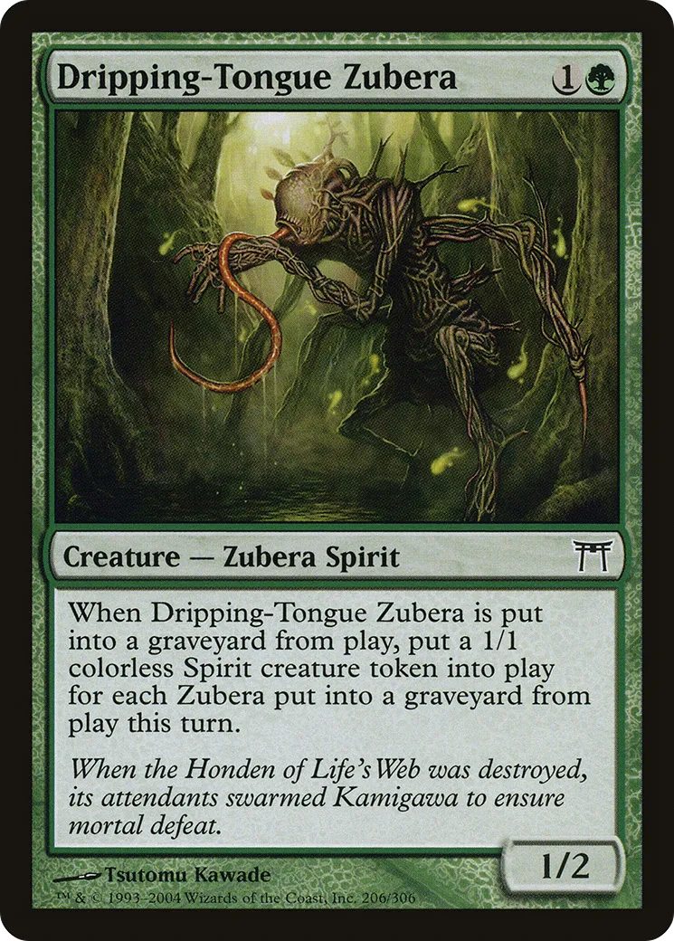 Dripping-Tongue Zubera — Champions of Kamigawa — Magic: The Gathering