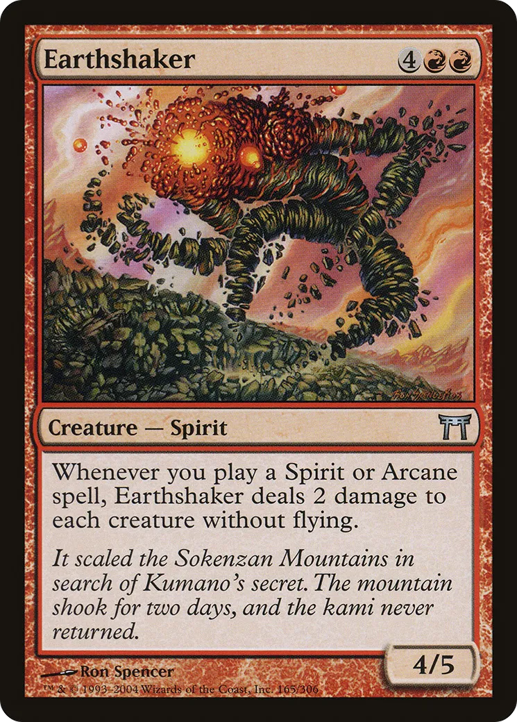 Earthshaker — Champions of Kamigawa — Magic: The Gathering