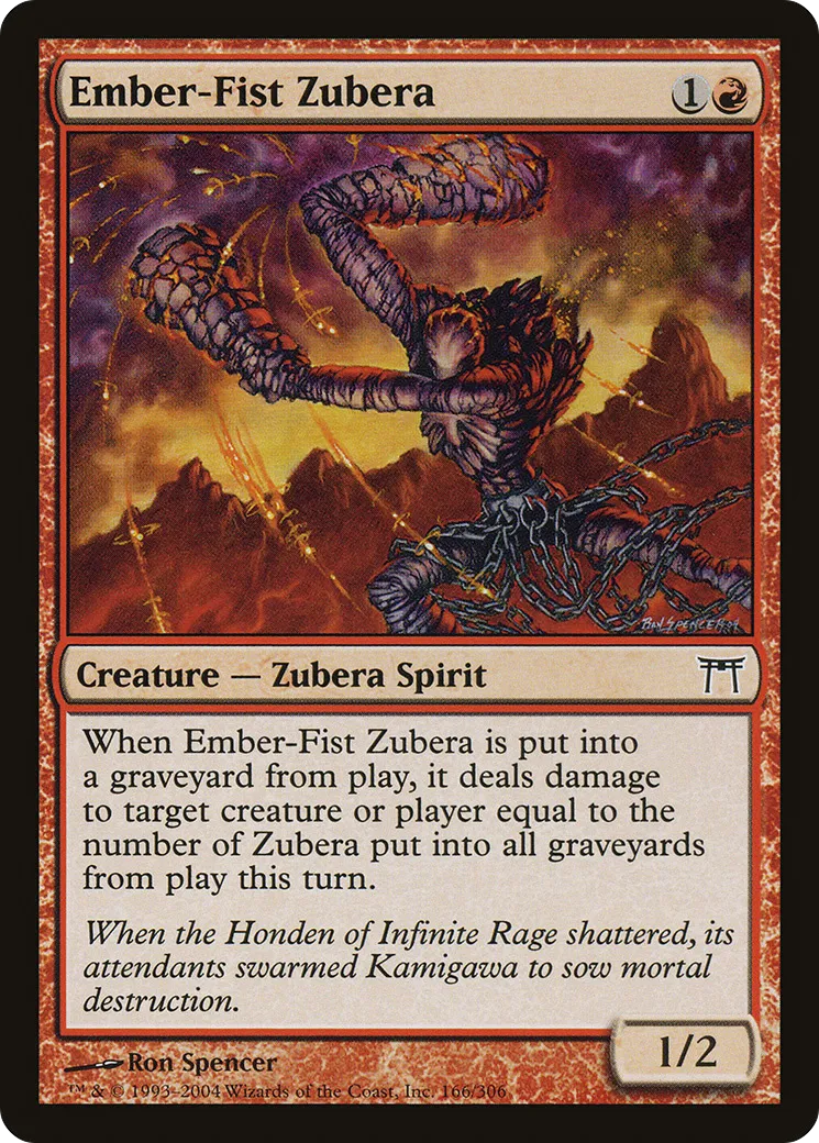 Ember-Fist Zubera from Champions of Kamigawa - Magic: The Gathering