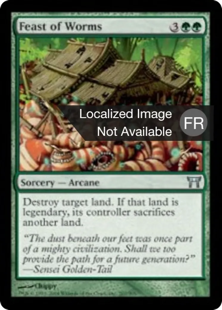 Festin de vers — Champions of Kamigawa — Magic: The Gathering