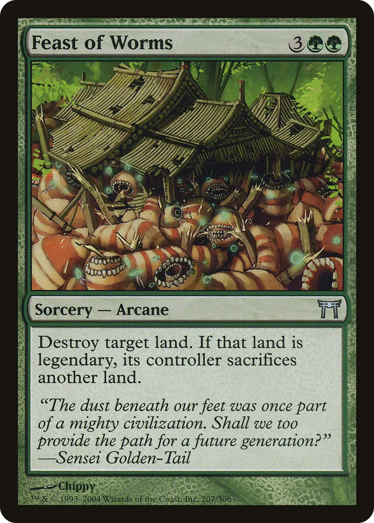 Festin de vers — Champions of Kamigawa — Magic: The Gathering