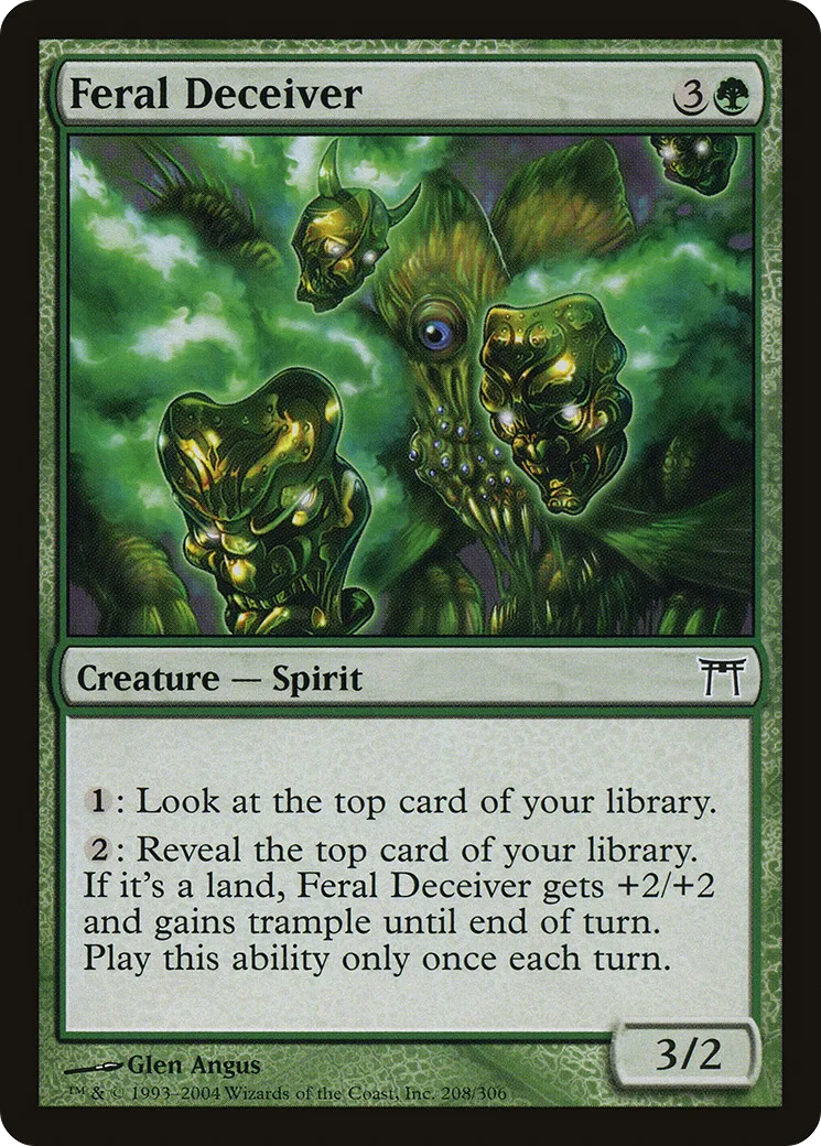 Feral Deceiver — Champions of Kamigawa — Magic: The Gathering