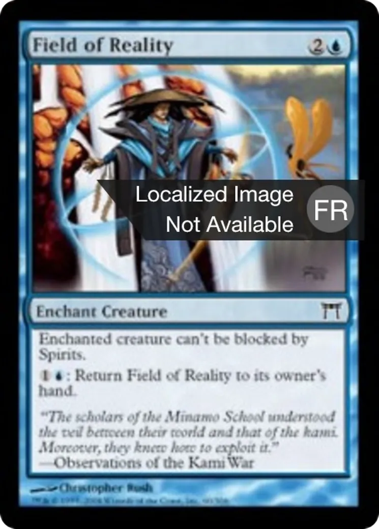 Champ de réalité — Champions of Kamigawa — Magic: The Gathering