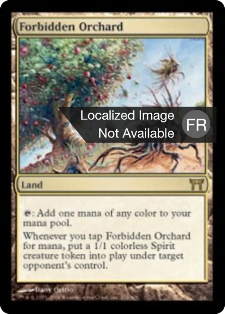 Cerisaie interdite — Champions of Kamigawa — Magic: The Gathering