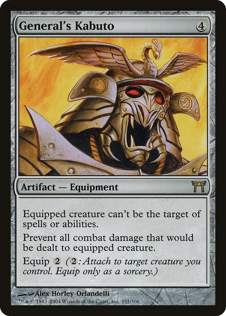 General's Kabuto — Champions of Kamigawa — Magic: The Gathering