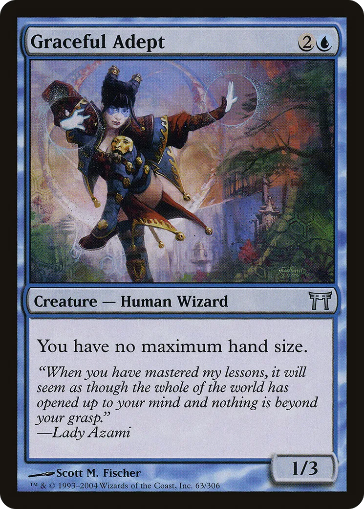 Experte gracieuse — Champions of Kamigawa — Magic: The Gathering