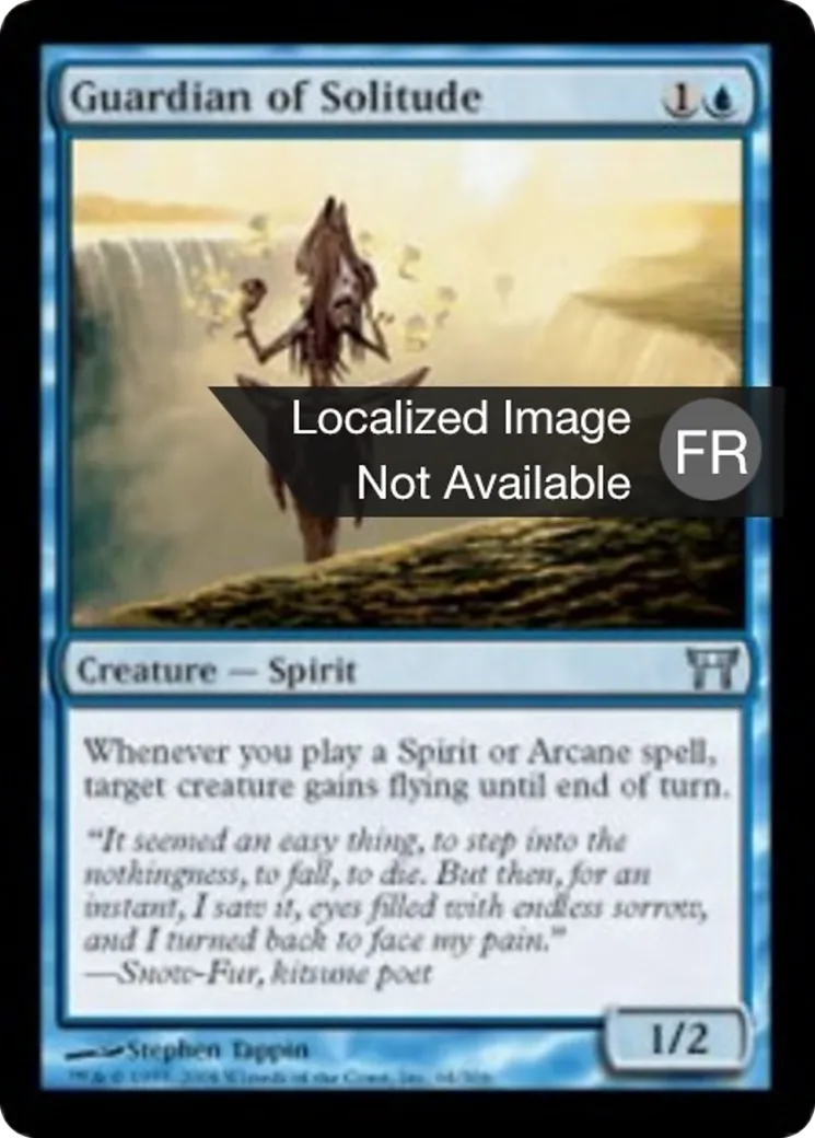 Vigile de solitude — Champions of Kamigawa — Magic: The Gathering
