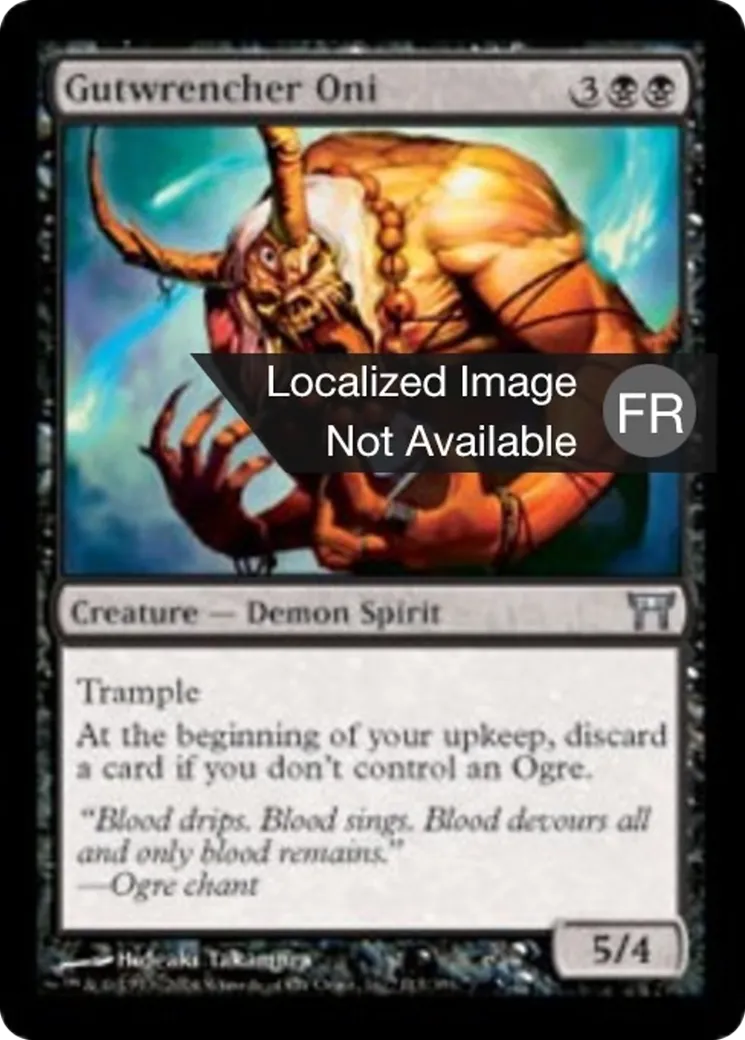 Oni tord-boyaux — Champions of Kamigawa — Magic: The Gathering