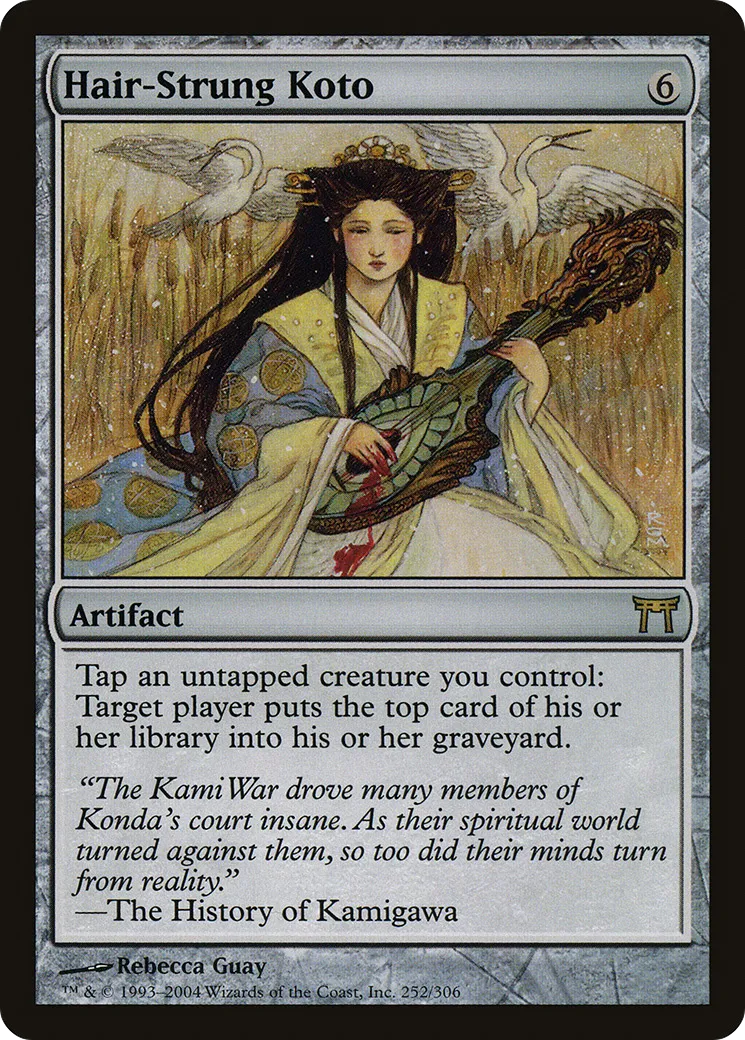 Koto à cordes de cheveux — Champions of Kamigawa — Magic: The Gathering