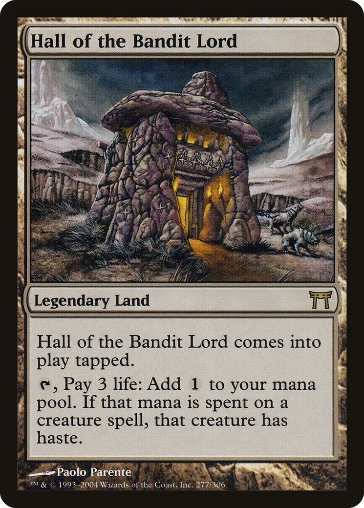 Salle du seigneur bandit — Champions of Kamigawa — Magic: The Gathering