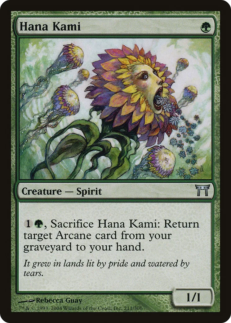 Hana Kami from Champions of Kamigawa - Magic: The Gathering