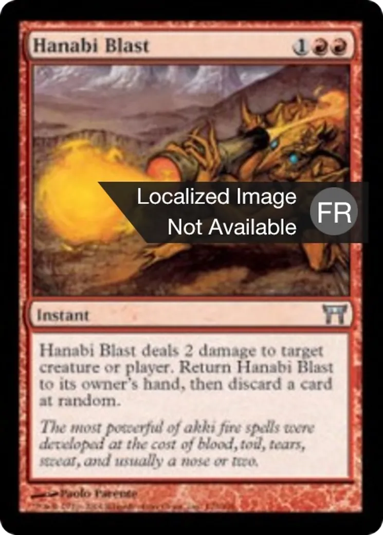 Salve d'hanabi — Champions of Kamigawa — Magic: The Gathering
