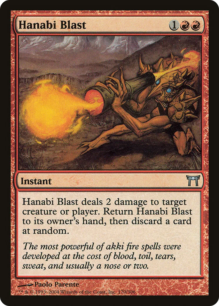 Salve d'hanabi — Champions of Kamigawa — Magic: The Gathering