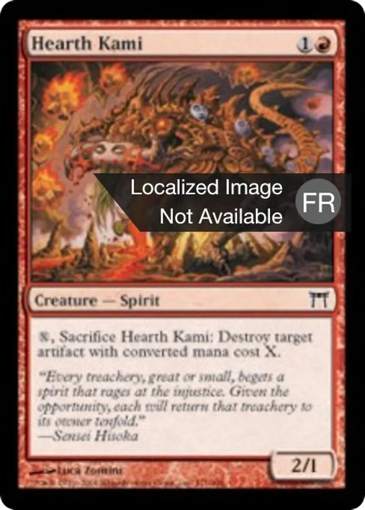 Kami de l'âtre — Champions of Kamigawa — Magic: The Gathering