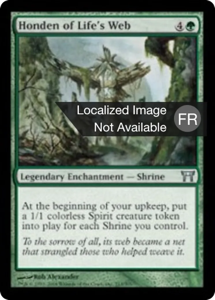 Honden de la Toile de vie — Champions of Kamigawa — Magic: The Gathering