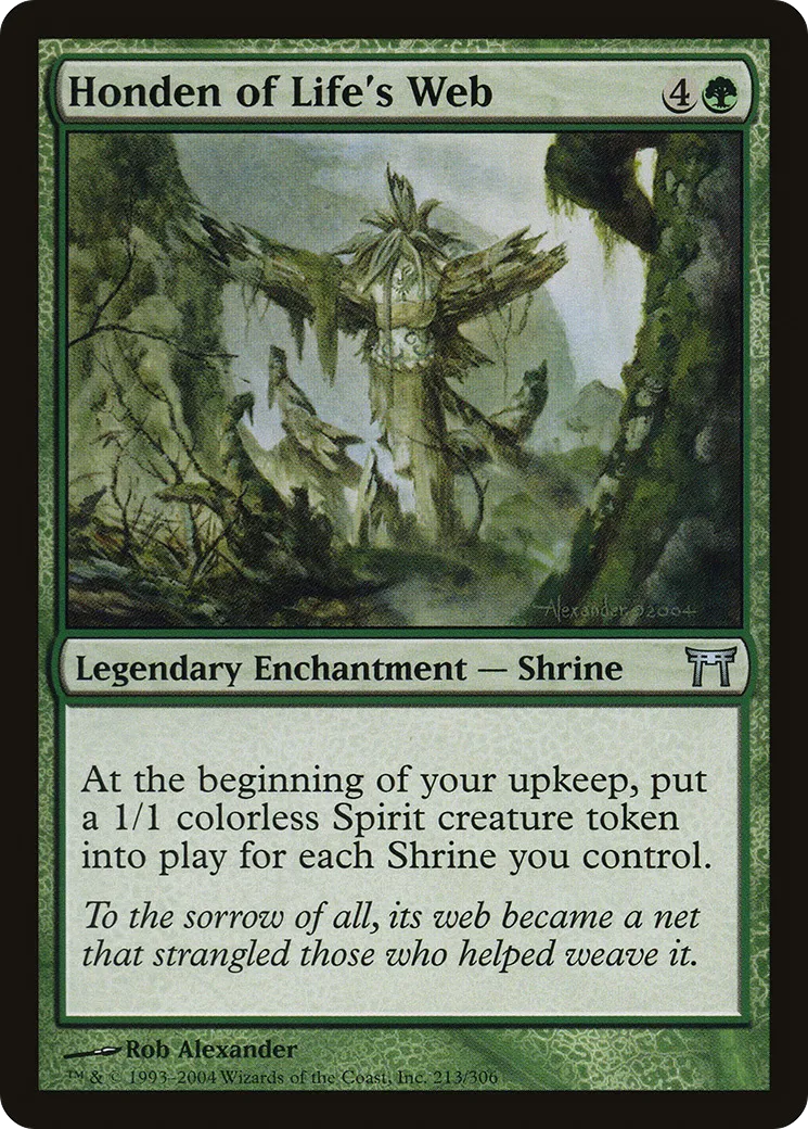 Honden of Life's Web — Champions of Kamigawa — Magic: The Gathering