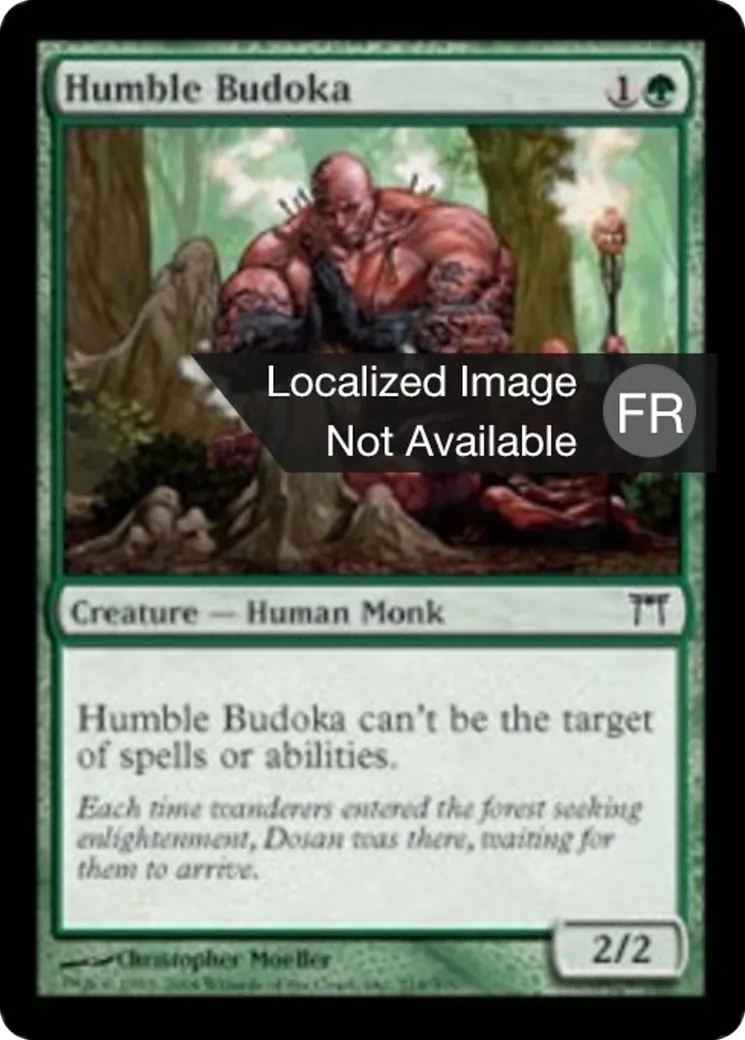 Humble budoka from Champions of Kamigawa - Magic: The Gathering