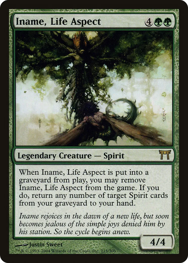Iname, Life Aspect — Champions of Kamigawa — Magic: The Gathering
