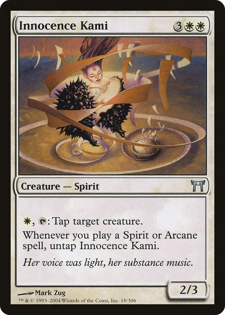 Innocence Kami — Champions of Kamigawa — Magic: The Gathering
