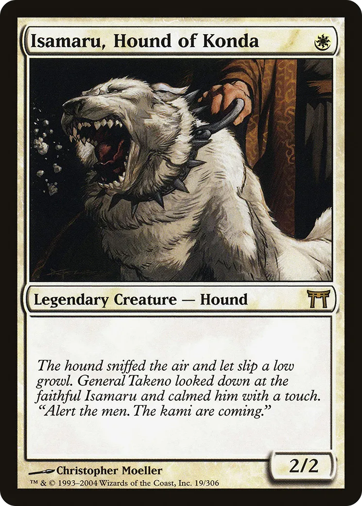 Isamaru, Hound of Konda — Champions of Kamigawa — Magic: The Gathering