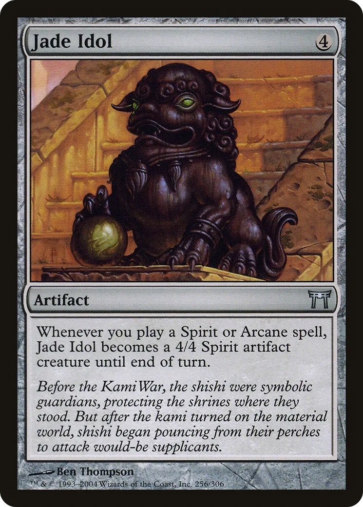 Jade Idol — Champions of Kamigawa — Magic: The Gathering