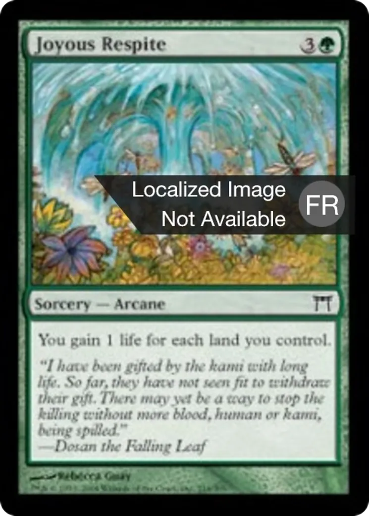 Répit joyeux — Champions of Kamigawa — Magic: The Gathering