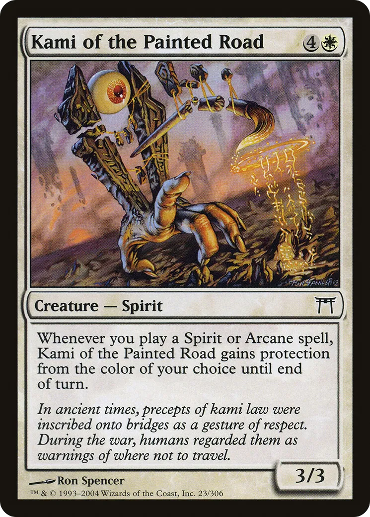 Kami of the Painted Road — Champions of Kamigawa — Magic: The Gathering