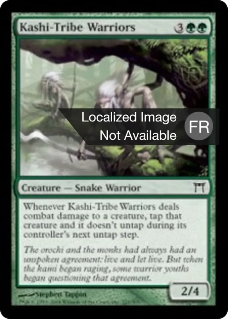 Guerriers de la tribu Kashi from Champions of Kamigawa - Magic: The Gathering