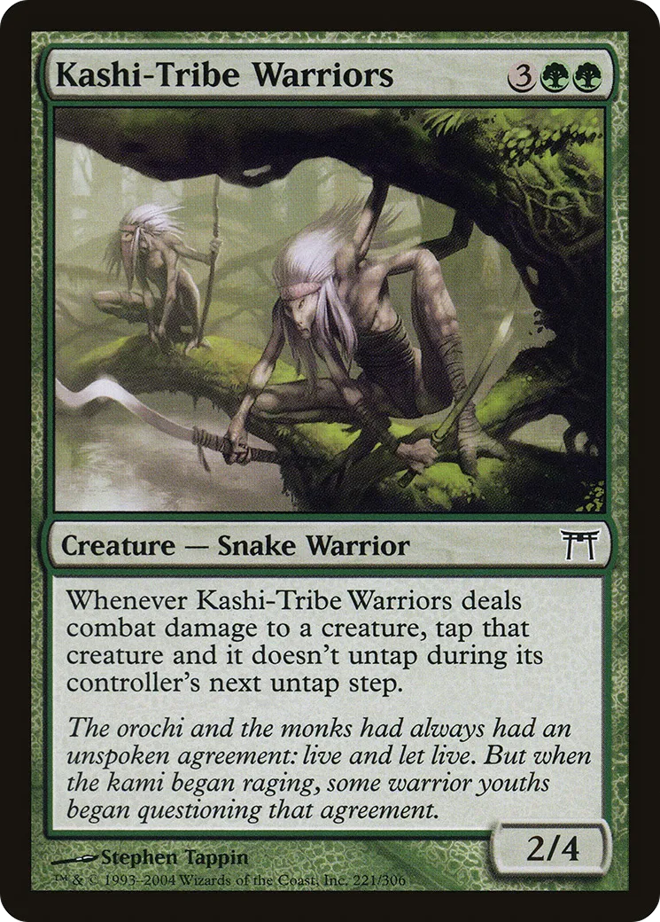 Guerriers de la tribu Kashi — Champions of Kamigawa — Magic: The Gathering