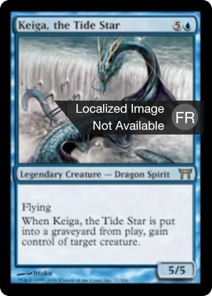 Keiga, l'étoile des marées — Champions of Kamigawa — Magic: The Gathering