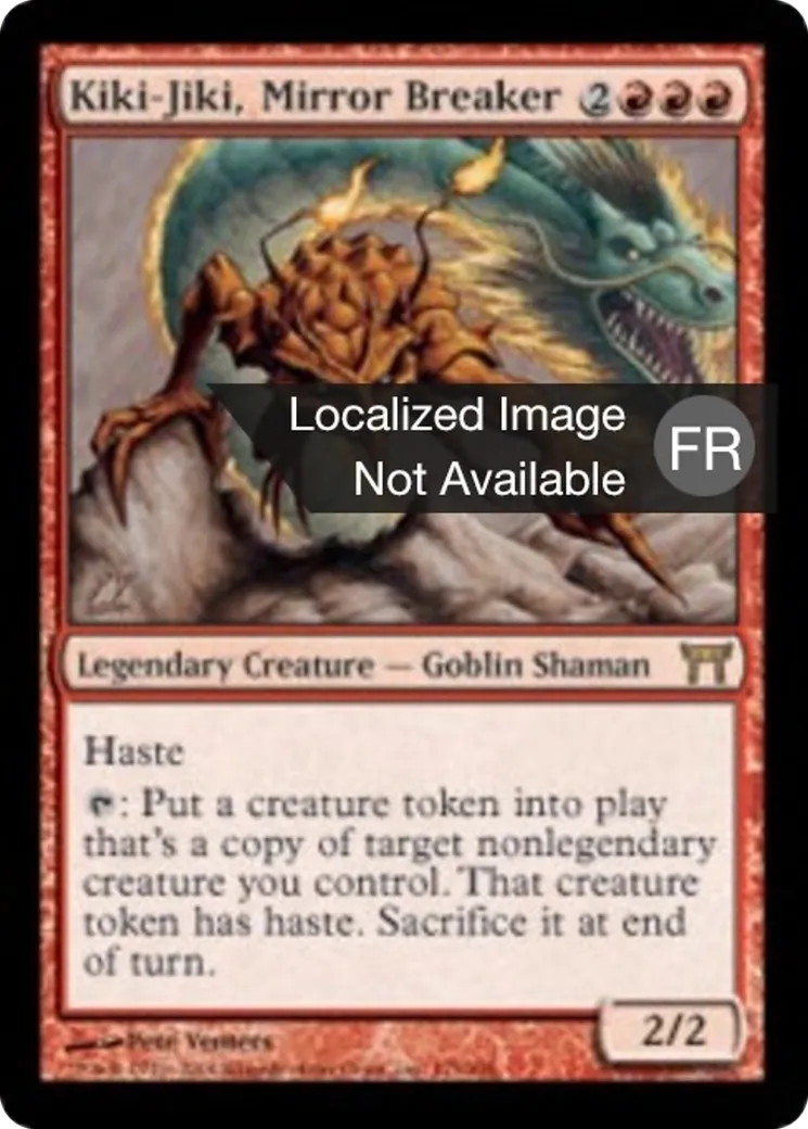 Kiki-Jiki, brise-miroir — Champions of Kamigawa — Magic: The Gathering