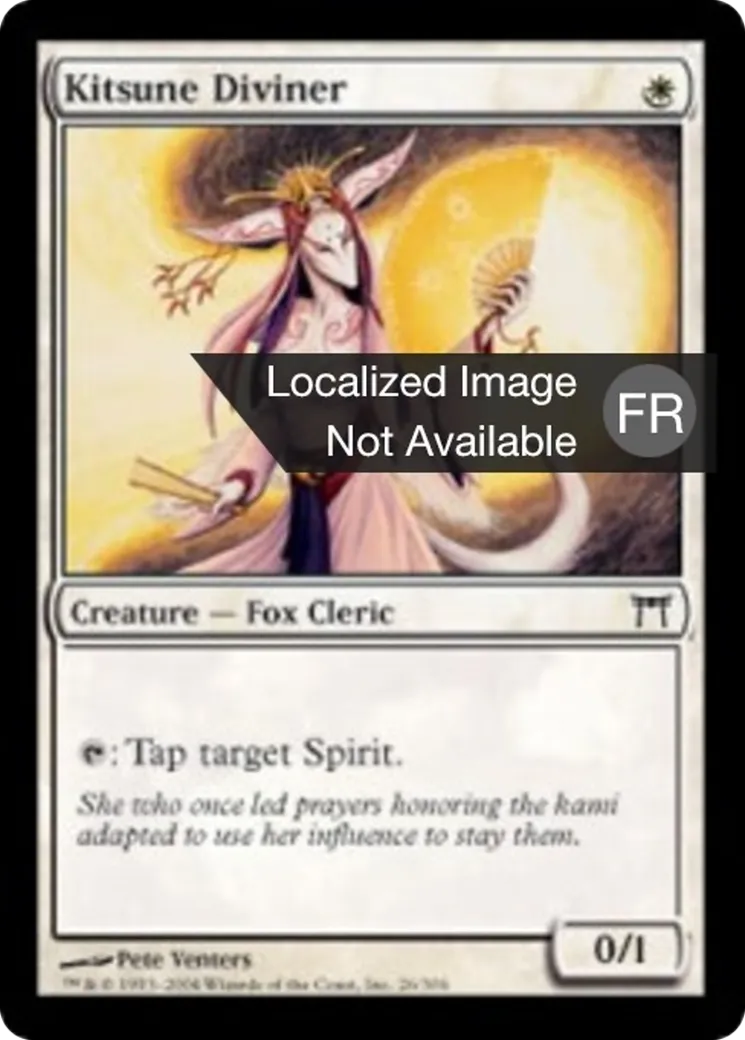 Devineresse kitsune — Champions of Kamigawa — Magic: The Gathering