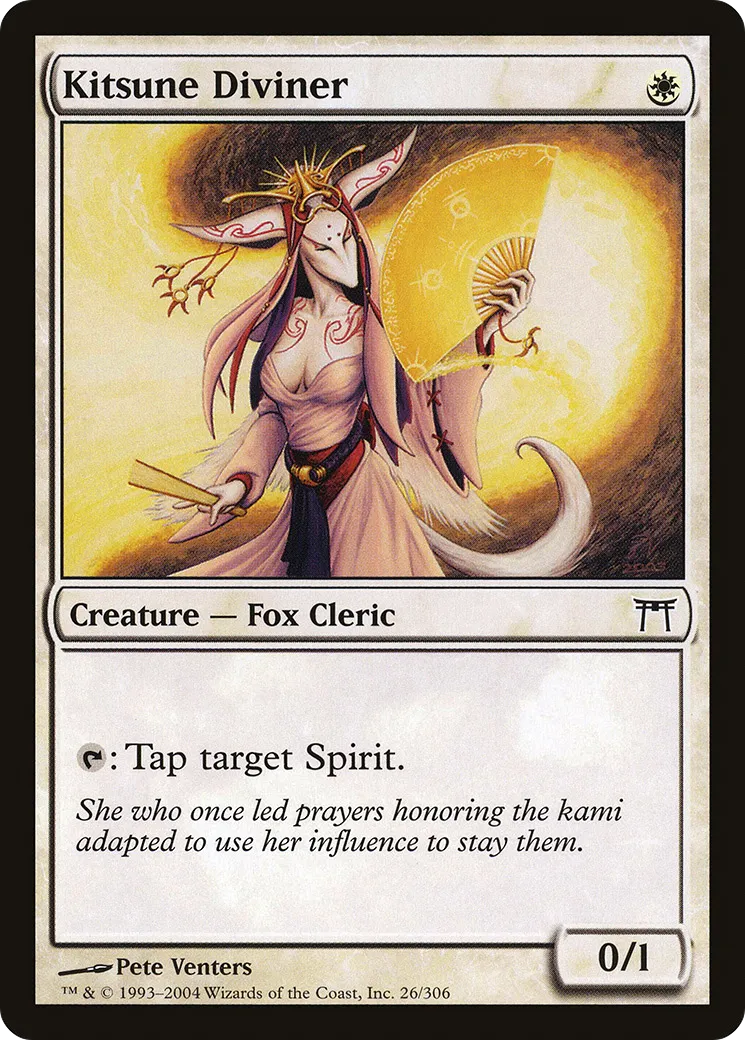 Devineresse kitsune — Champions of Kamigawa — Magic: The Gathering