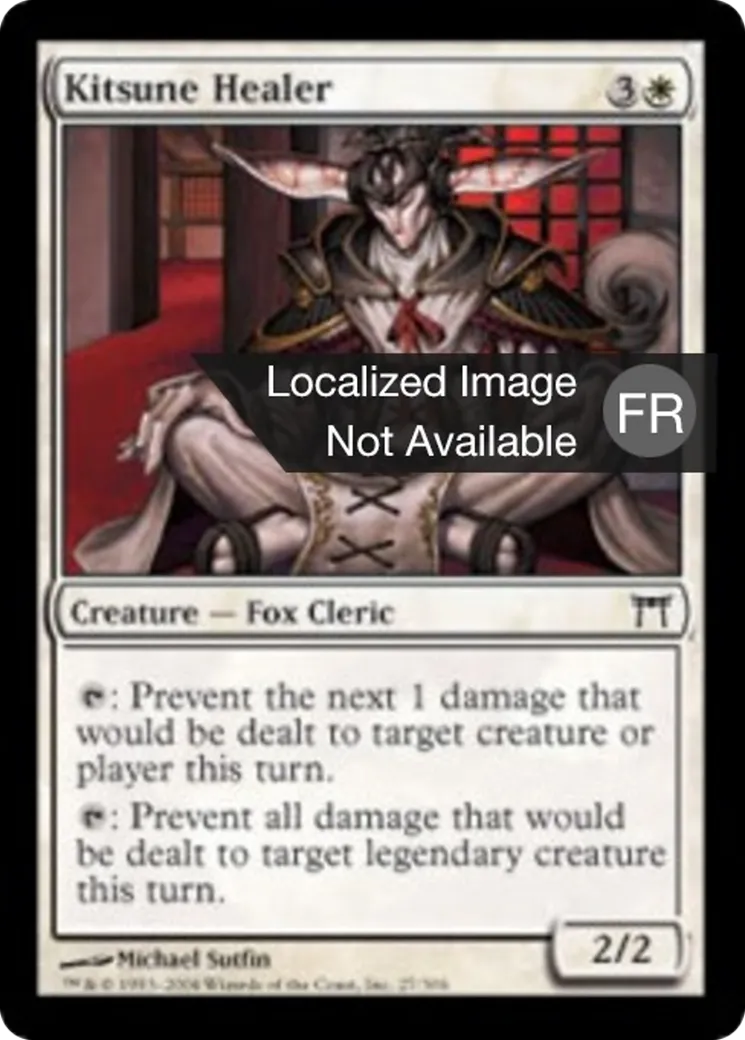 Guérisseur kitsune — Champions of Kamigawa — Magic: The Gathering