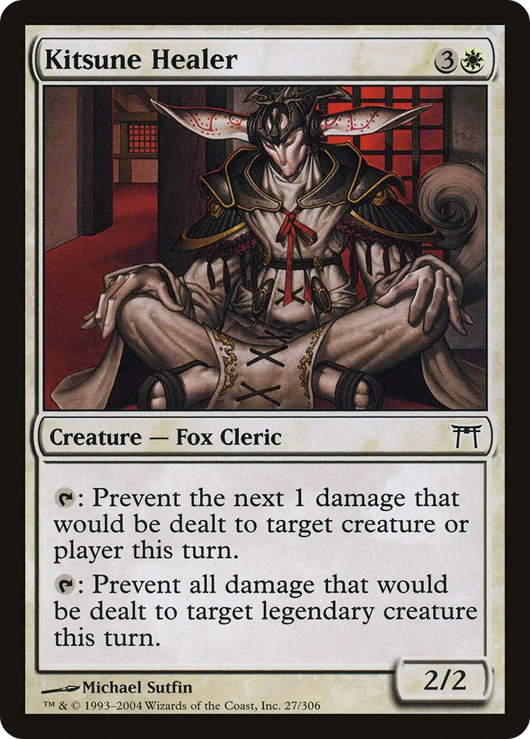 Guérisseur kitsune — Champions of Kamigawa — Magic: The Gathering