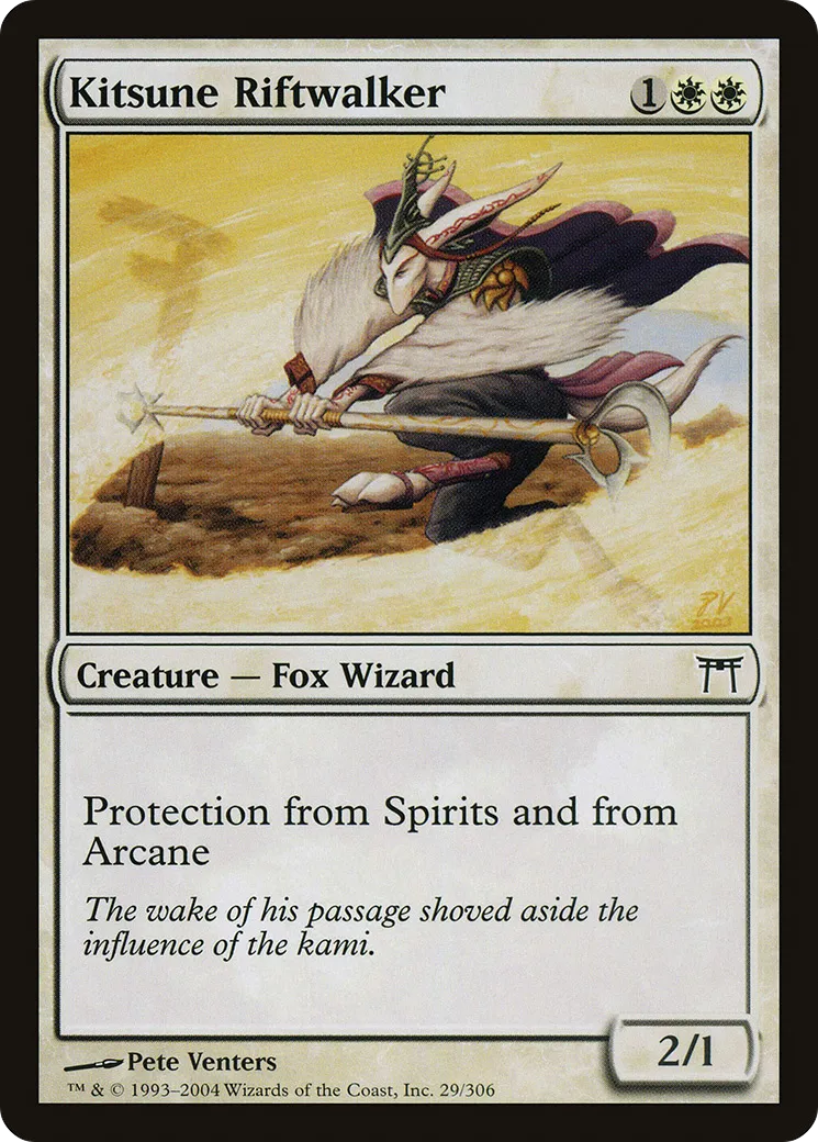 Kitsune Riftwalker — Champions of Kamigawa — Magic: The Gathering