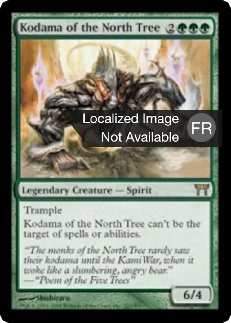 Kodama de l'Arbre du nord — Champions of Kamigawa — Magic: The Gathering