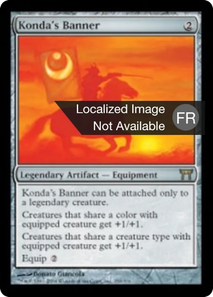Bannière de Konda — Champions of Kamigawa — Magic: The Gathering