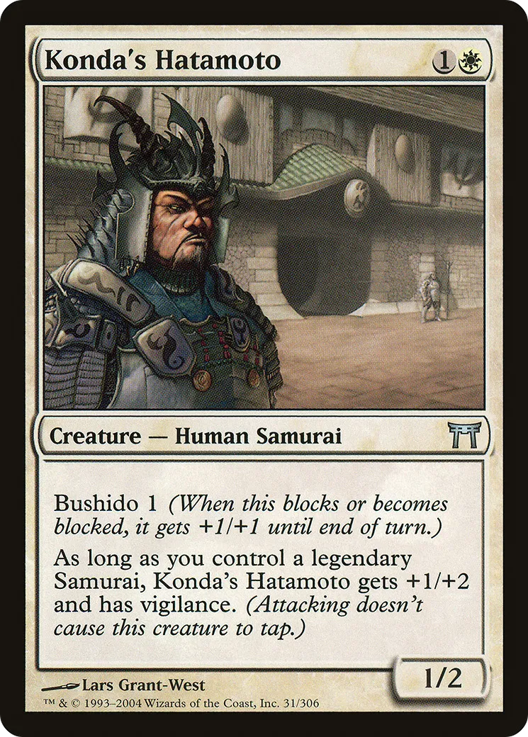 Hatamoto de Konda — Champions of Kamigawa — Magic: The Gathering