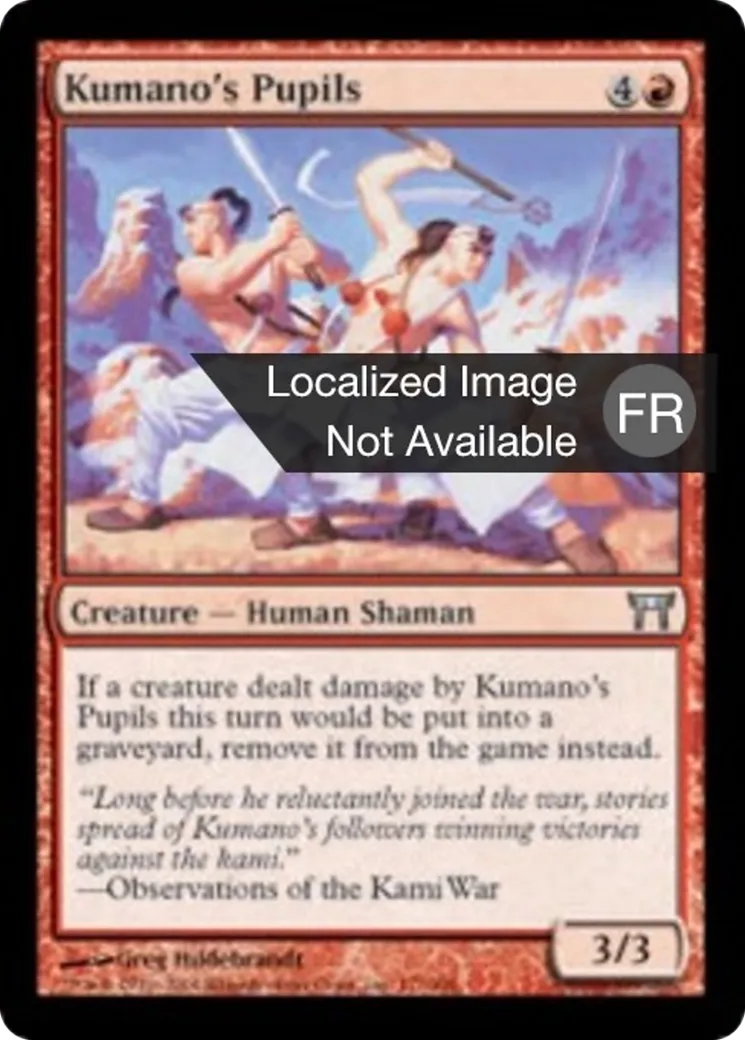 Élèves de Kumano from Champions of Kamigawa - Magic: The Gathering