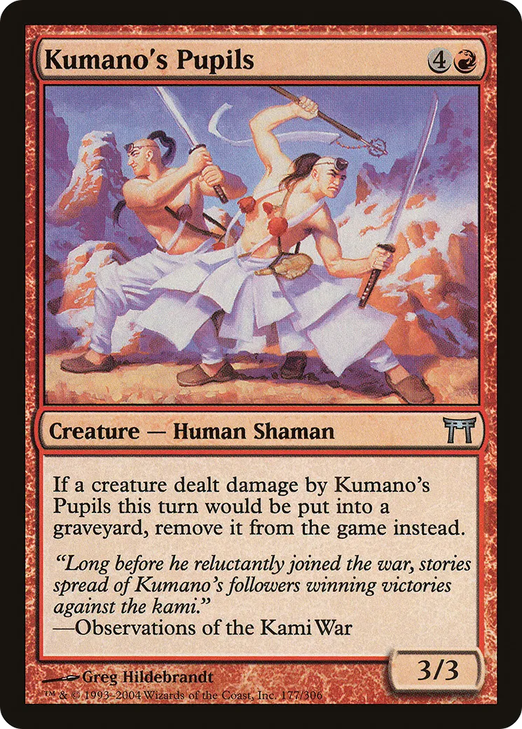 Kumano's Pupils — Champions of Kamigawa — Magic: The Gathering