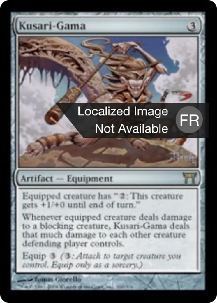 Kusarigama — Champions of Kamigawa — Magic: The Gathering