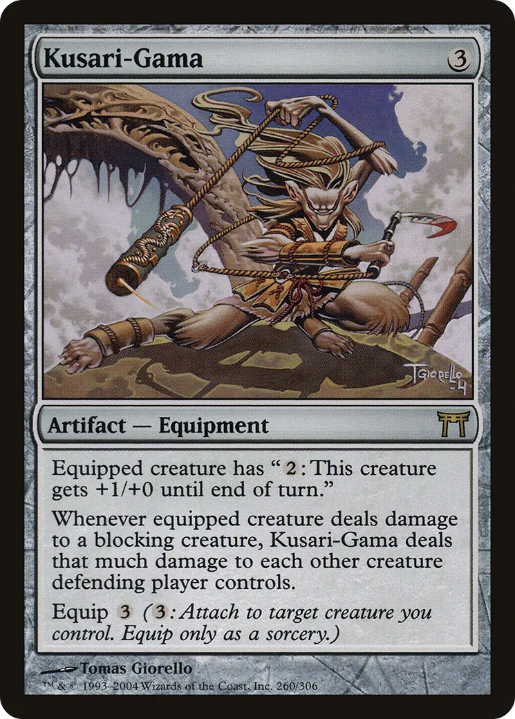 Kusari-Gama — Champions of Kamigawa — Magic: The Gathering