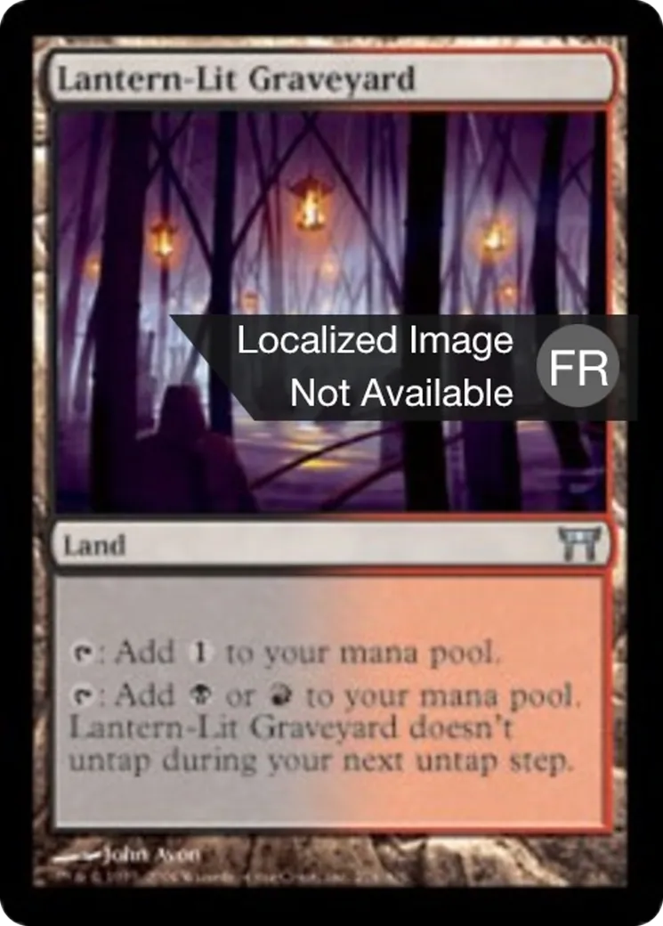 Cimetière aux lanternes — Champions of Kamigawa — Magic: The Gathering