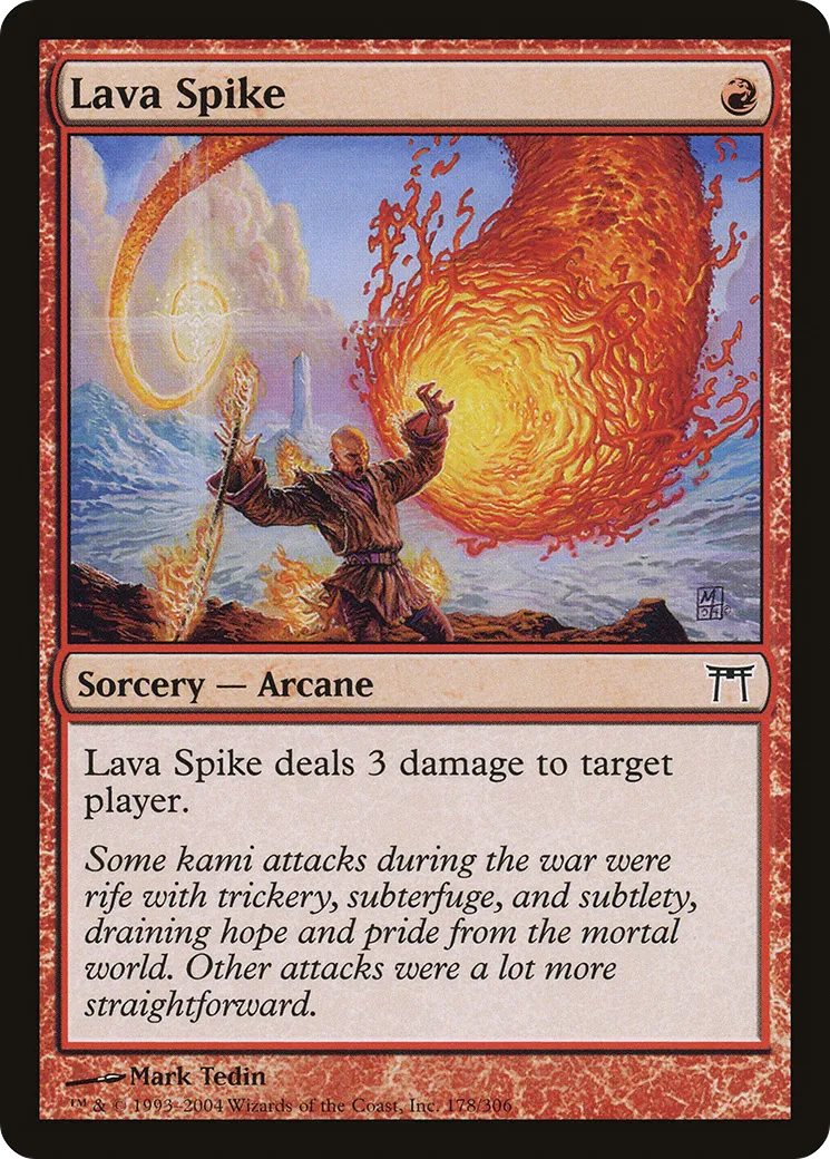 Pointe de lave — Champions of Kamigawa — Magic: The Gathering