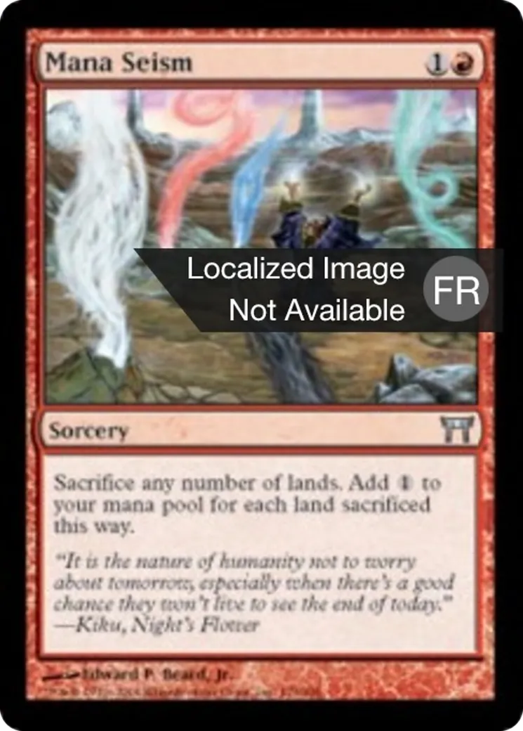 Séisme de mana — Champions of Kamigawa — Magic: The Gathering