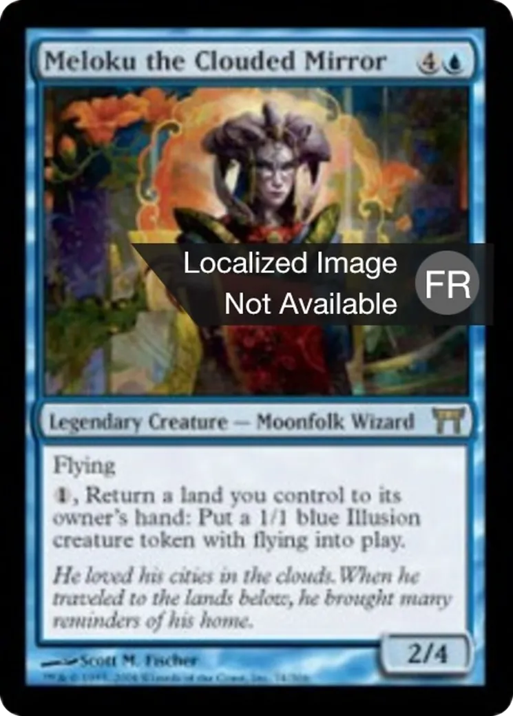 Meloku le Miroir voilé — Champions of Kamigawa — Magic: The Gathering