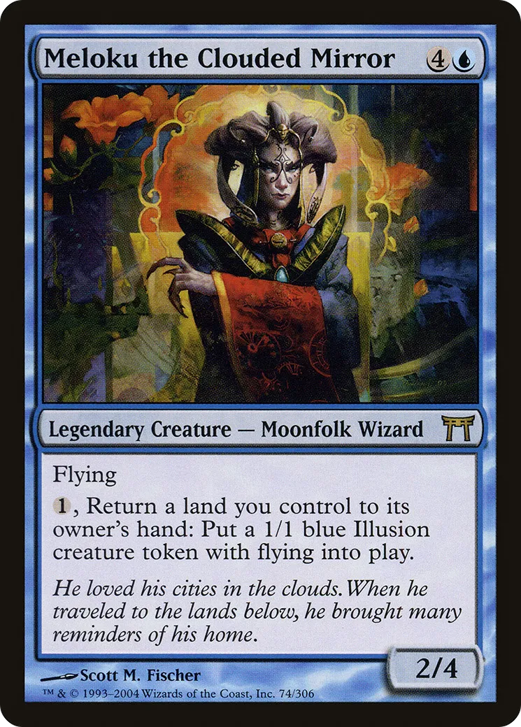 Meloku the Clouded Mirror — Champions of Kamigawa — Magic: The Gathering